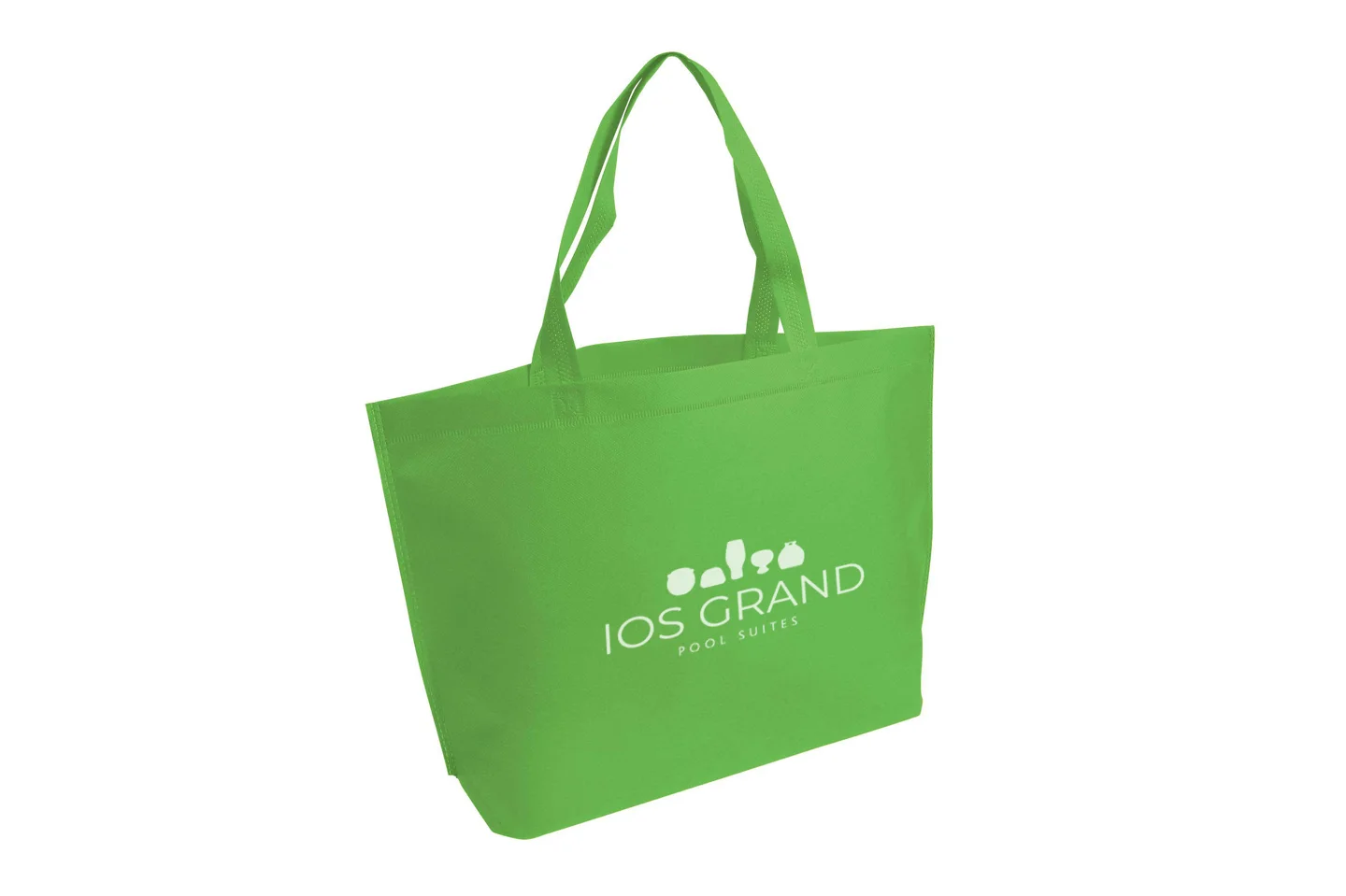 19134 Θερμοκολλημένη τσάντα αγορών με ενίσχυση στο κάτω μέρος