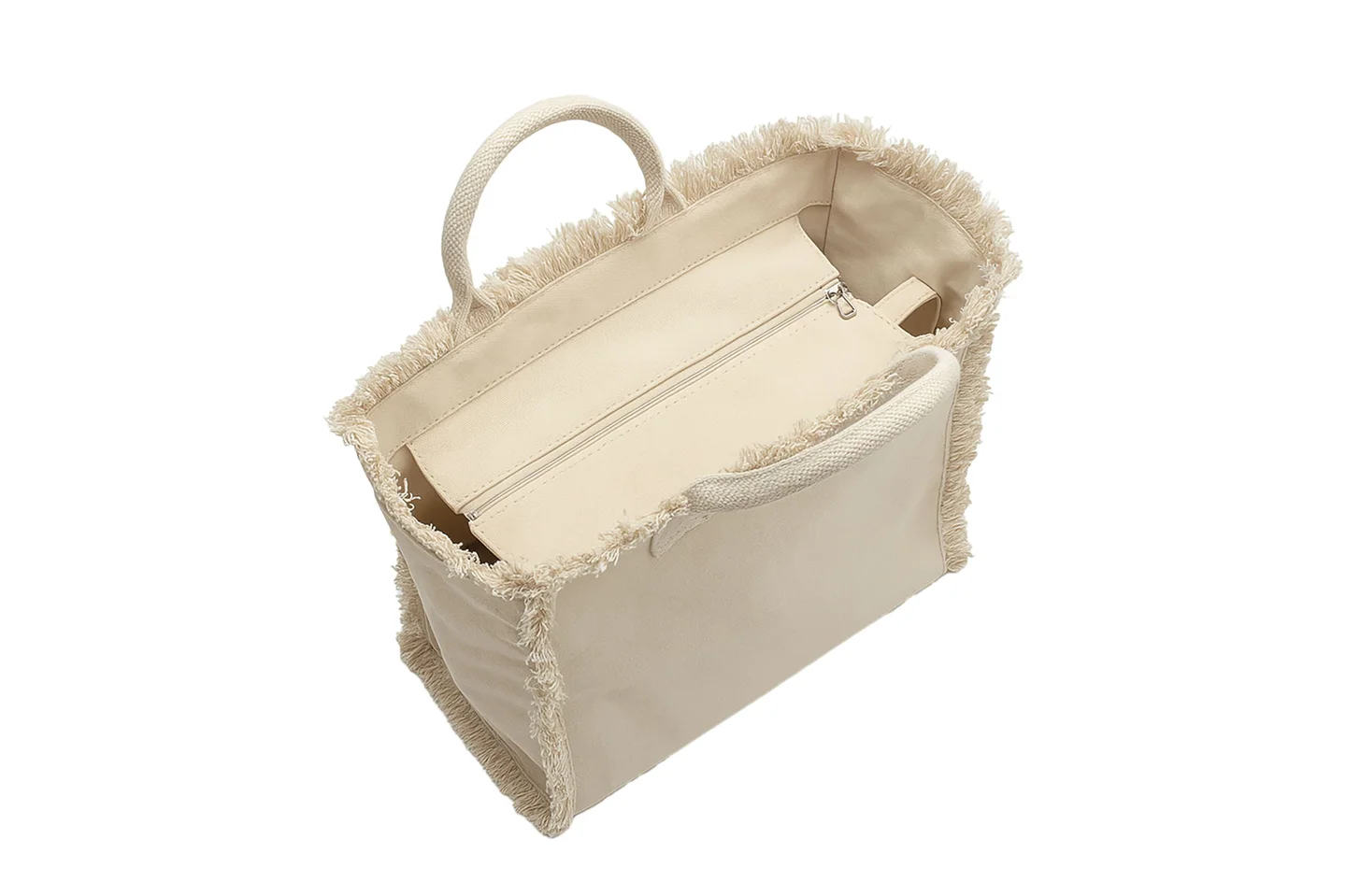 MARATEA 12L Βαμβακερή τσάντα με ξέφτια