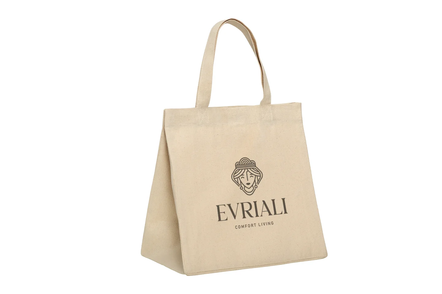 SIENA Τσάντα αγοράς φαρδιά με κουμπί (μεσαίο μέγεθος)