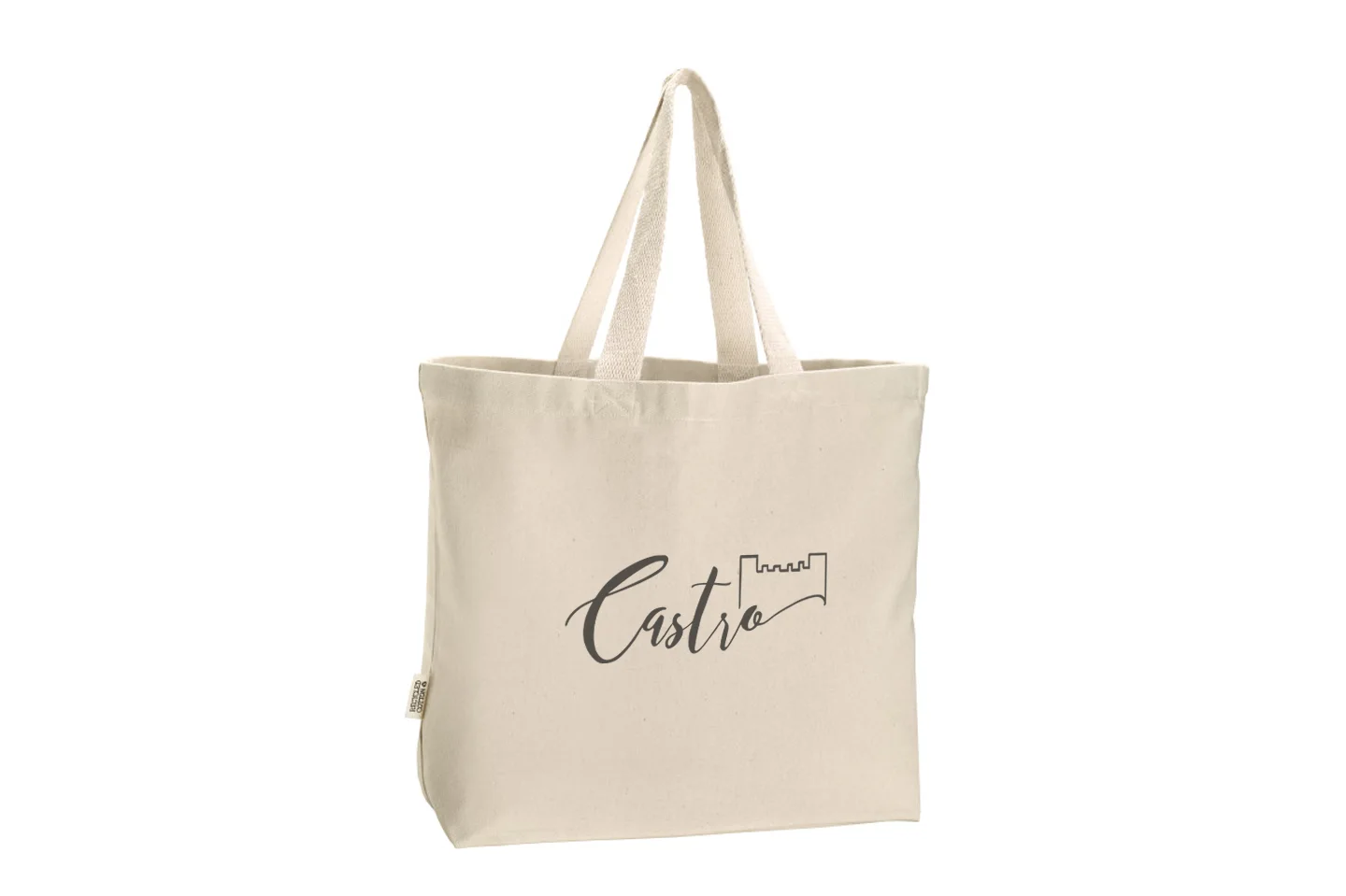 ZANZIBAR Τσάντα αγοράς με μακριά χερούλια και πιέτα