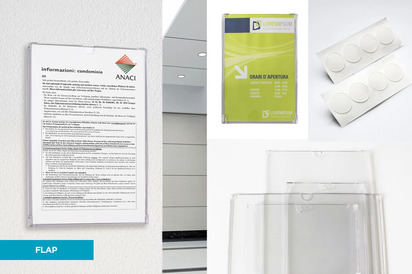 Αφισοθήκη flap