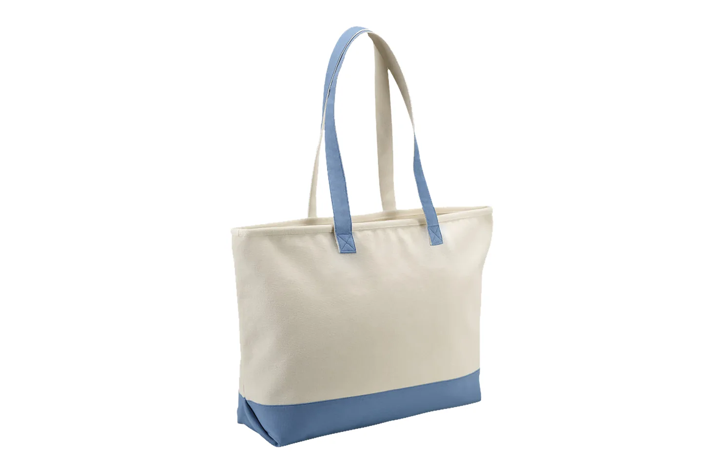 ANTIGUA Τσάντα παραλίας δίχρωμη με φερμουάρ